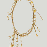 Dries Van Noten beaded chain pendant necklace