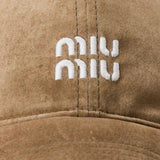 Miu Miu Cotton logo baseball cap