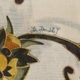 La DoubleJ Scarf Buttercup Placée Black