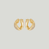 Bottega Veneta Prisma chain earrings