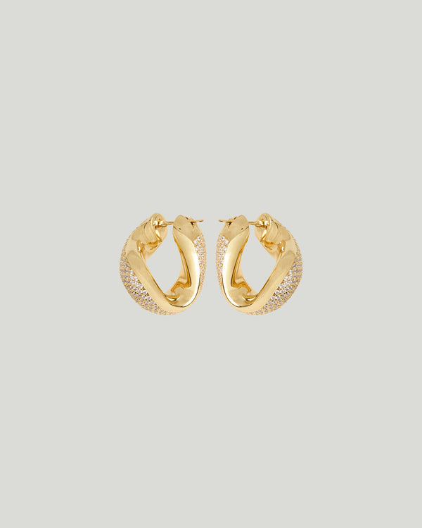 Bottega Veneta Prisma chain earrings