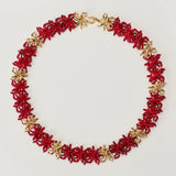 Bottega Veneta Sea coral pendant necklace