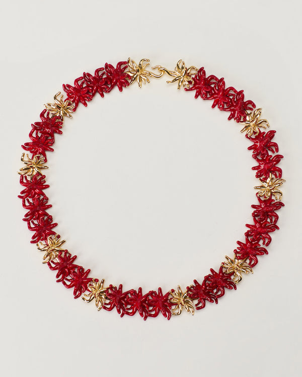 Bottega Veneta Sea coral pendant necklace