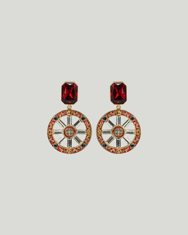 Dolce & Gabbana Ruota carretto earrings
