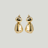Phoebe Philo Double Ball gold-plated sterling silver earrings