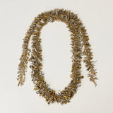 Dries Van Noten Embellished brass scarf necklace