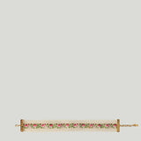 CHLOÉ Ribbon lace-trimmed floral-jacquard choker