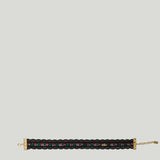 CHLOÉ Ribbon lace-trimmed floral-jacquard choker