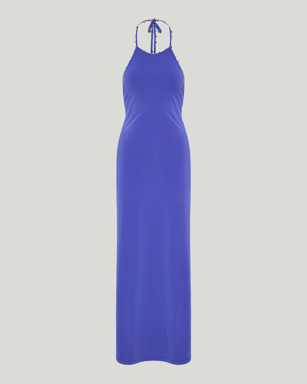 Christopher Esber Embellished halterneck maxi dress