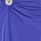Christopher Esber Ruched Orbit split maxi skirt