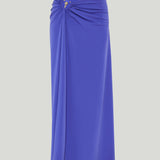 Christopher Esber Ruched Orbit split maxi skirt