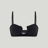 Christopher Esber Ruched Crescent bandeau bikini top