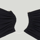 Christopher Esber Ruched Crescent bandeau bikini top