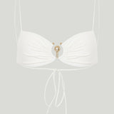 Christopher Esber Ruched orbit miniscule bikini top