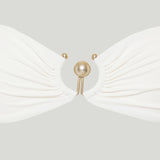 Christopher Esber Ruched orbit miniscule bikini top