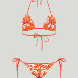 Dolce & Gabbana Majolica print bikini
