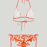 Dolce & Gabbana Majolica print bikini