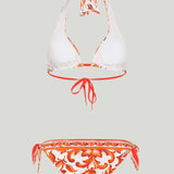Dolce & Gabbana Majolica print bikini