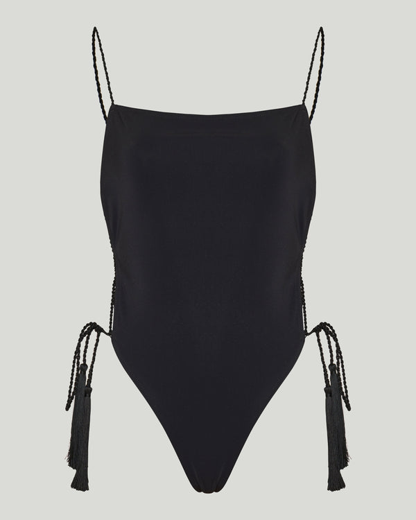 Alaïa Tassel lace-up swimsuit
