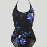 Alaïa Floral-print swimsuit