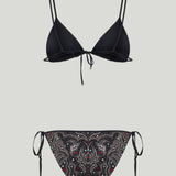 Venuja Texano crystal-embellished bikini set