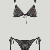 Venuja Texano crystal-embellished bikini set