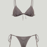 Venuja Crystal-embellished bikini