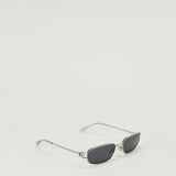 Gucci Rectangular metal sunglasses