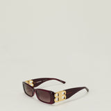 Balenciaga Dynasty rectangle sunglasses