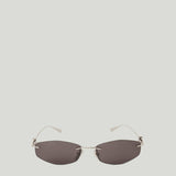 Balenciaga Nano D-frame metal sunglasses
