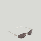 Balenciaga Nano D-frame metal sunglasses