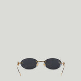 Valentino Garavani VLogo oval-frame sunglasses