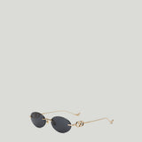 Valentino Garavani VLogo oval-frame sunglasses