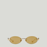 Valentino Garavani VLogo oval-frame sunglasses