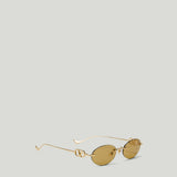 Valentino Garavani VLogo oval-frame sunglasses