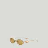Valentino Garavani VLogo oval-frame sunglasses