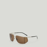 Saint Laurent SL 750 shield aviator sunglasses
