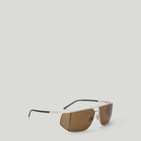 Saint Laurent SL 750 shield aviator sunglasses