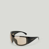 Saint Laurent SL 914 oversized shield sunglasses