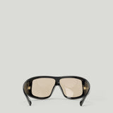 Saint Laurent SL 914 oversized shield sunglasses