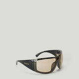 Saint Laurent SL 914 oversized shield sunglasses