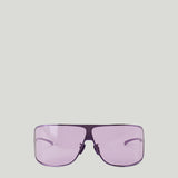Gucci Mask-frame metal sunglasses