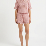 Wanderlust sun crochet shorts