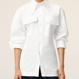 Ami Paris Sharp collar fitted shirt