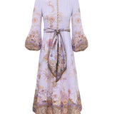 Zimmermann Luna button midi dress