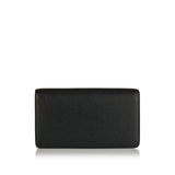 VLogo leather clutch