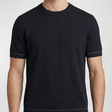 Sea island cotton pique T‑shirt
