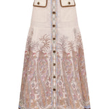 Zimmermann Alchemy a-line midi skirt
