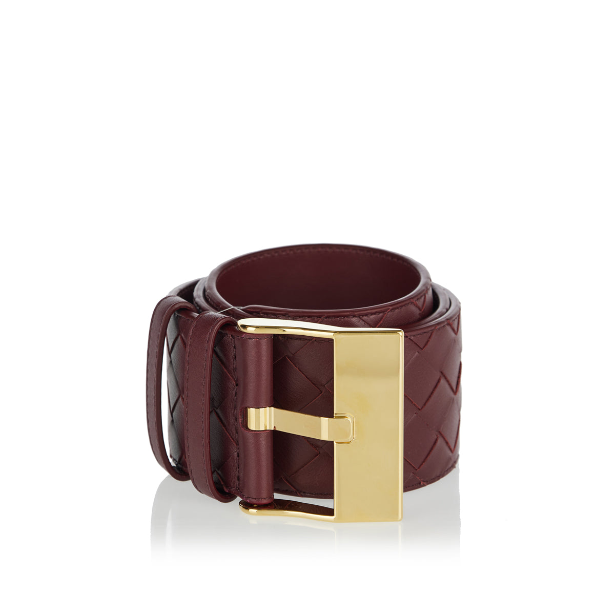 Bottega Venetta suede burgundy belt Bottega Venetta suede burgundy belt main image 4