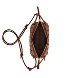 Intrecciato Concert leather pouch